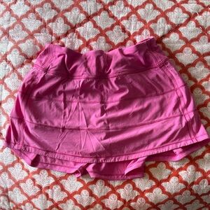 Lululemon Athletica Vibrant Pink Skort
